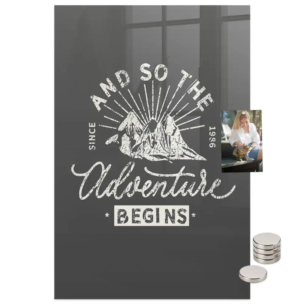 Tableau magnétique décoratif affiche rétro