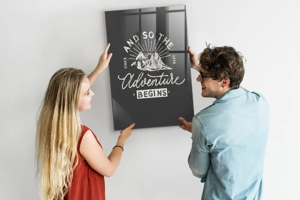 Tableau magnétique décoratif affiche rétro
