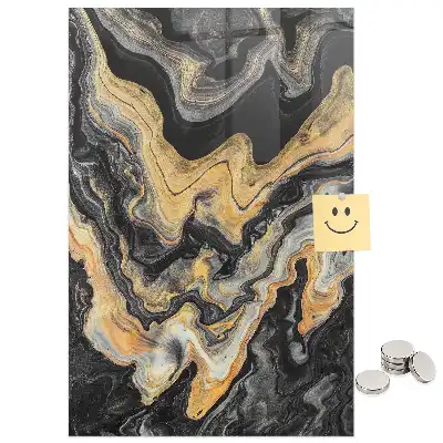 Tableau magnétique décoratif à motifs de taches abstraites
