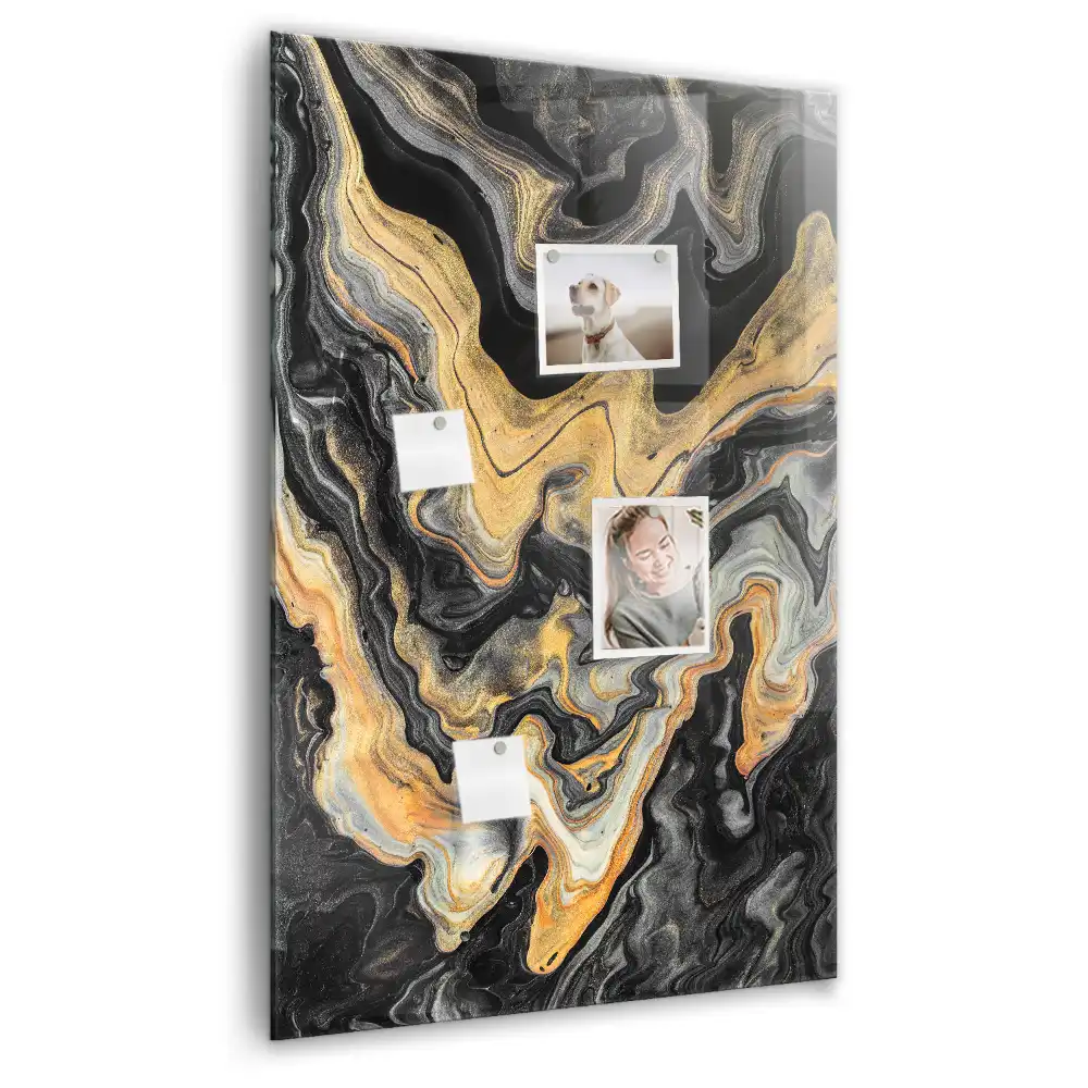 Tableau magnétique décoratif à motifs de taches abstraites