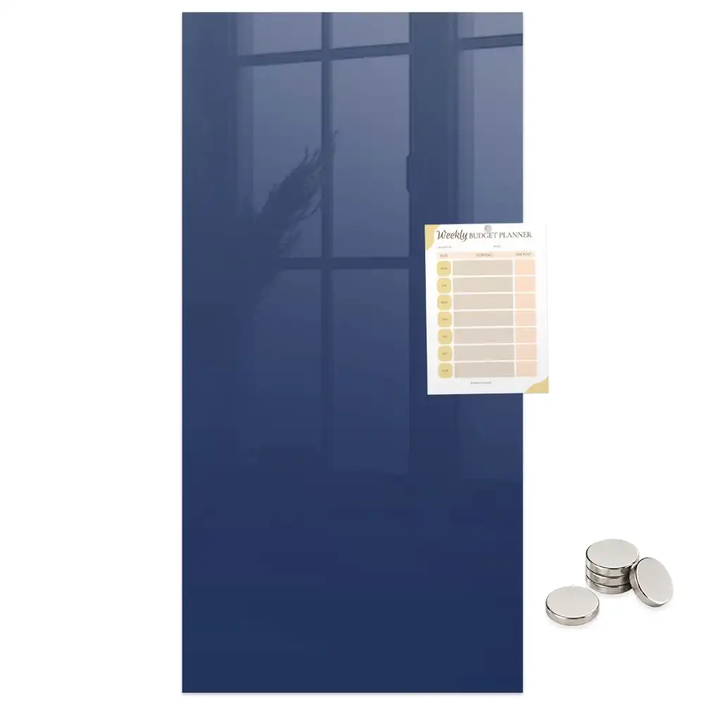 Tableau magnétique mural bleu marine