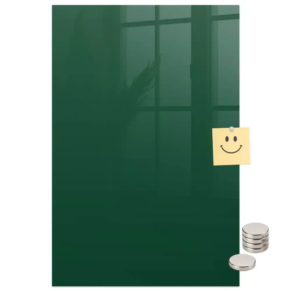 Tableau magnétique vert bouteille