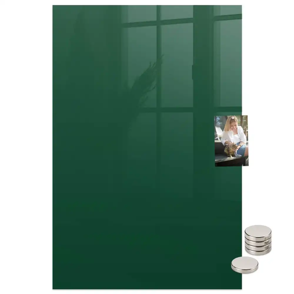 Tableau magnétique vert bouteille