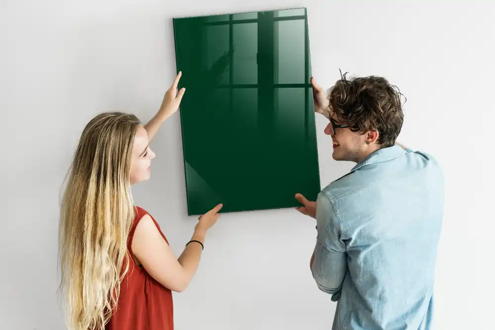 Tableau magnétique vert bouteille