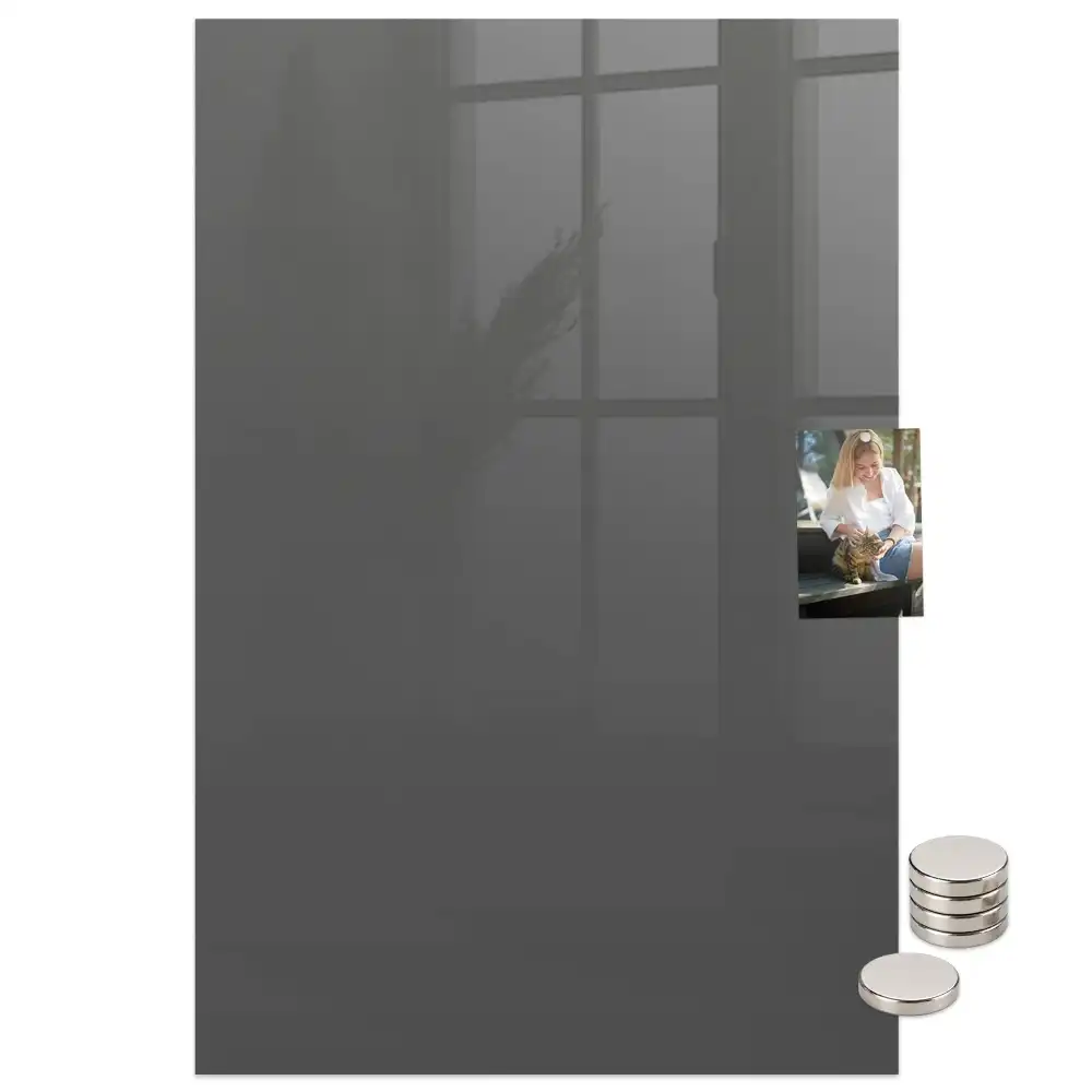 Tableau magnétique gris
