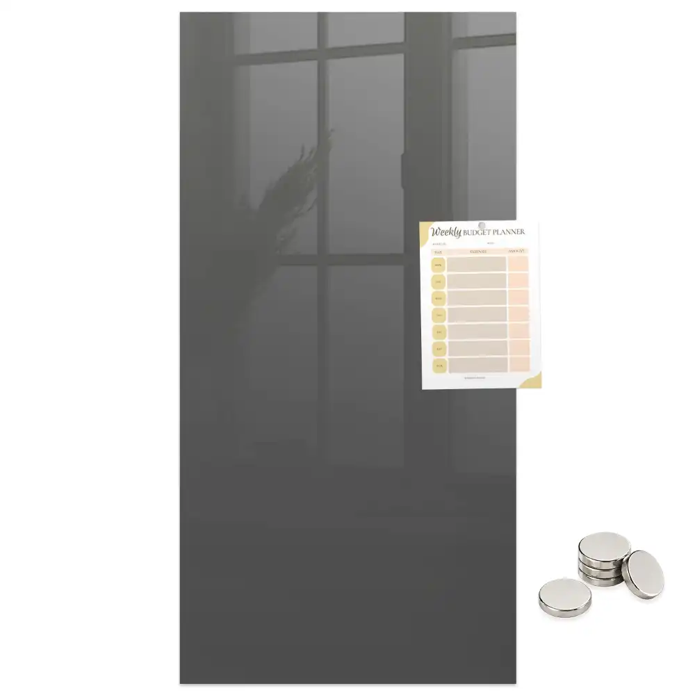 Tableau magnétique gris