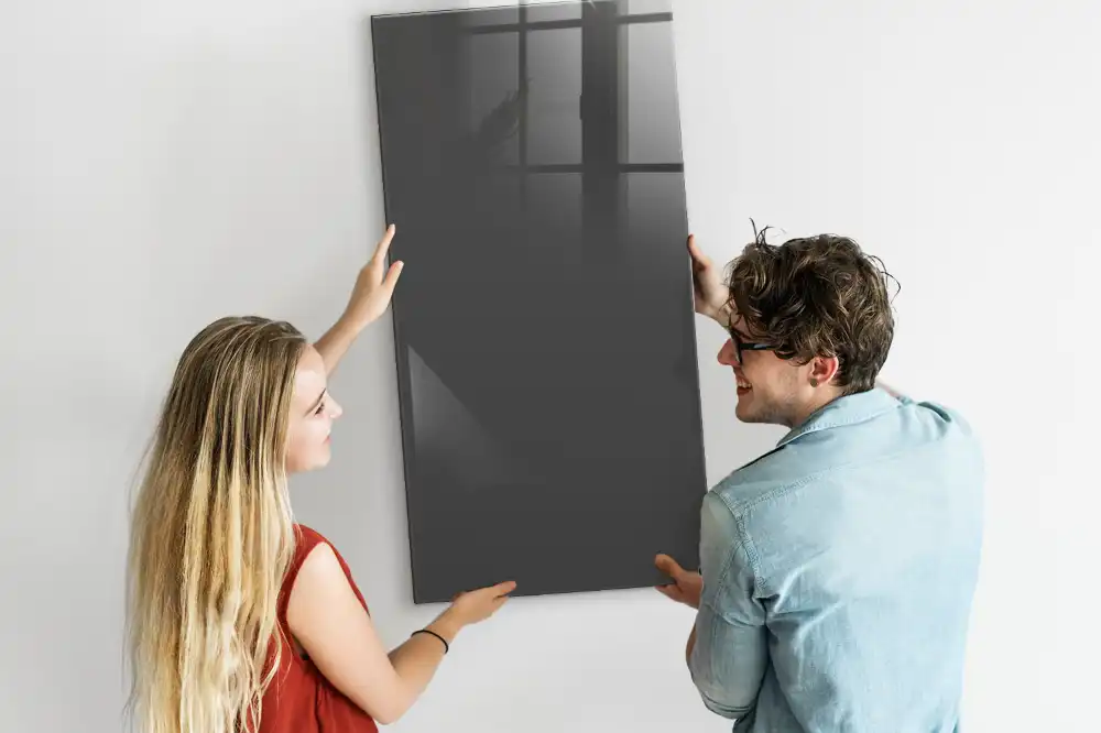 Tableau magnétique gris