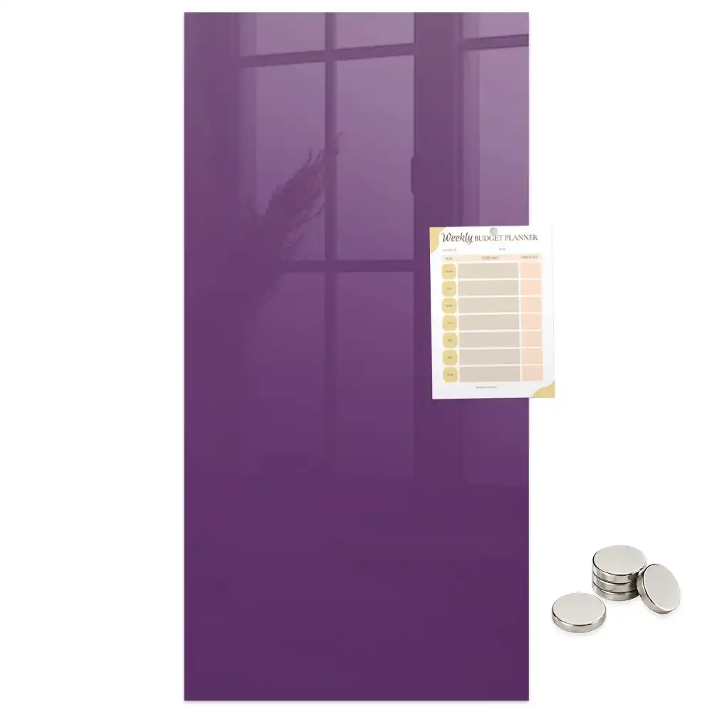 Tableau magnétique mural violet