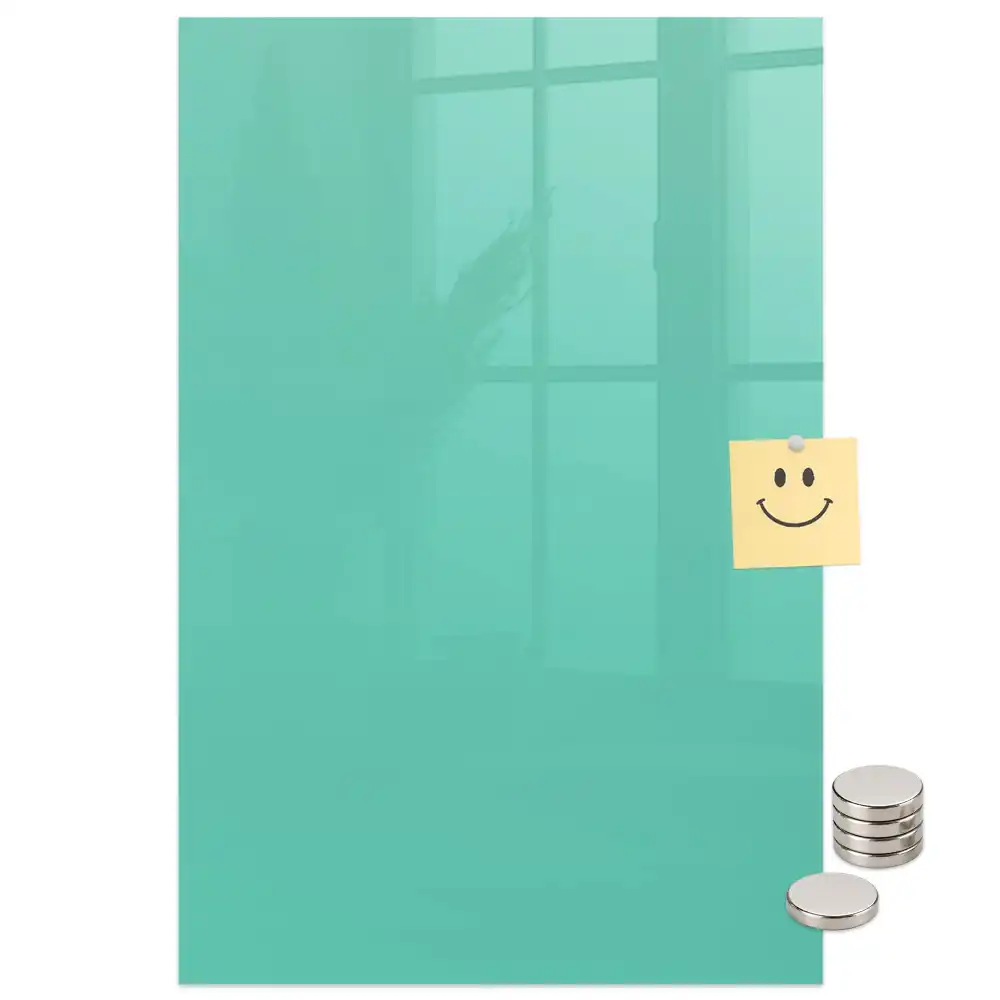 Tableau magnétique décoratif turquoise