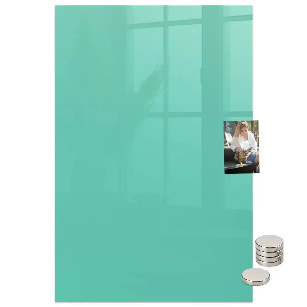 Tableau magnétique décoratif turquoise