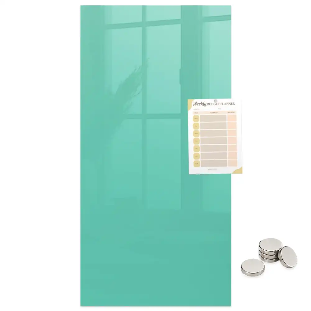 Tableau magnétique décoratif turquoise