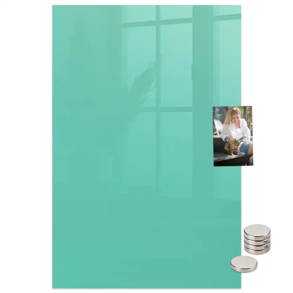 Tableau magnétique décoratif turquoise