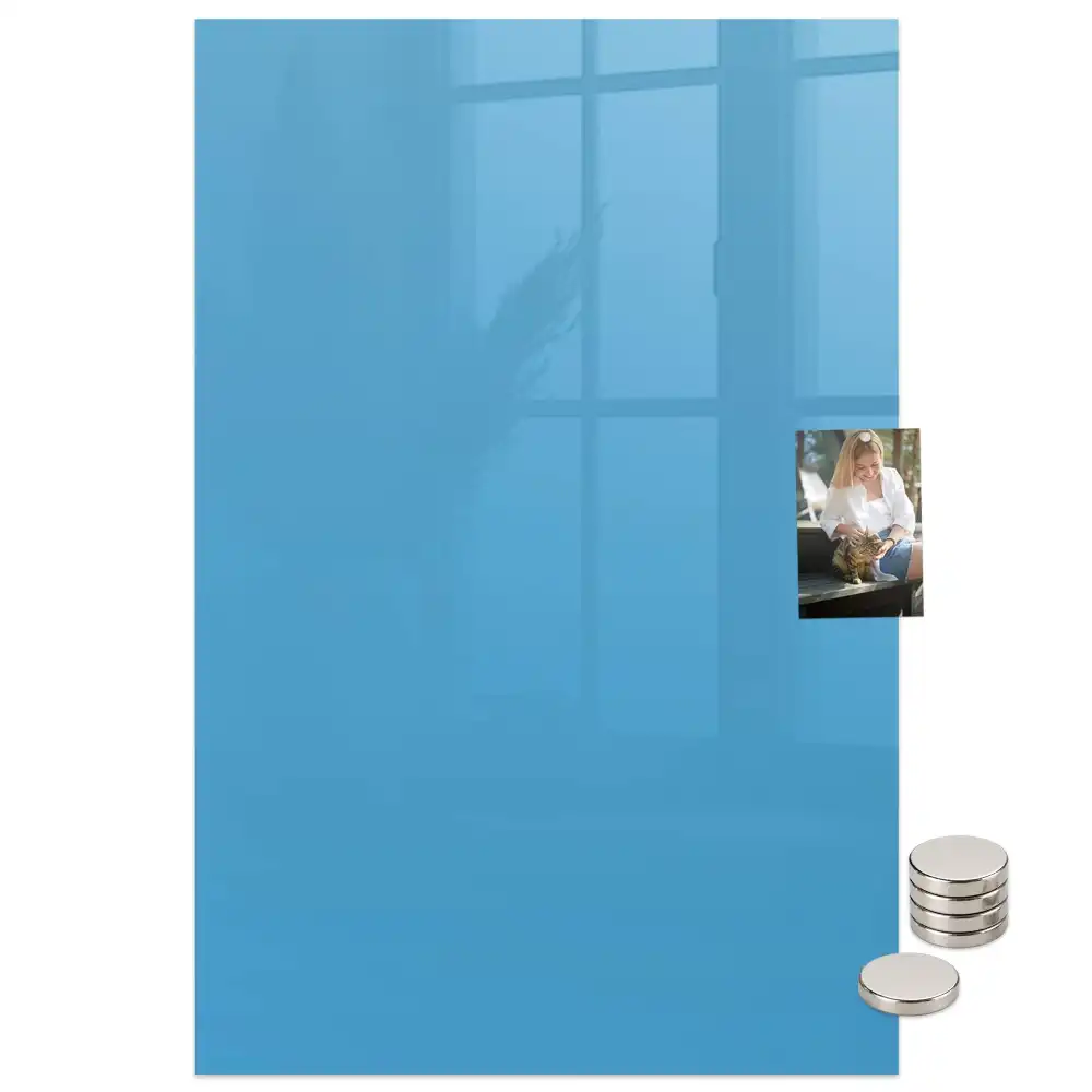 Tableau magnétique décoratif bleu