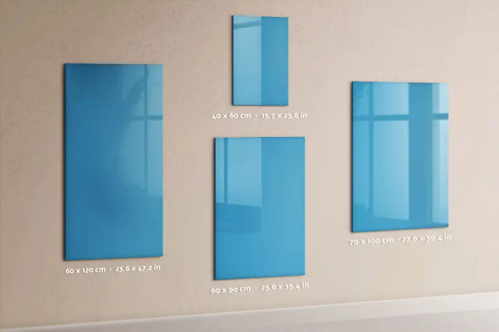 Tableau magnétique décoratif bleu