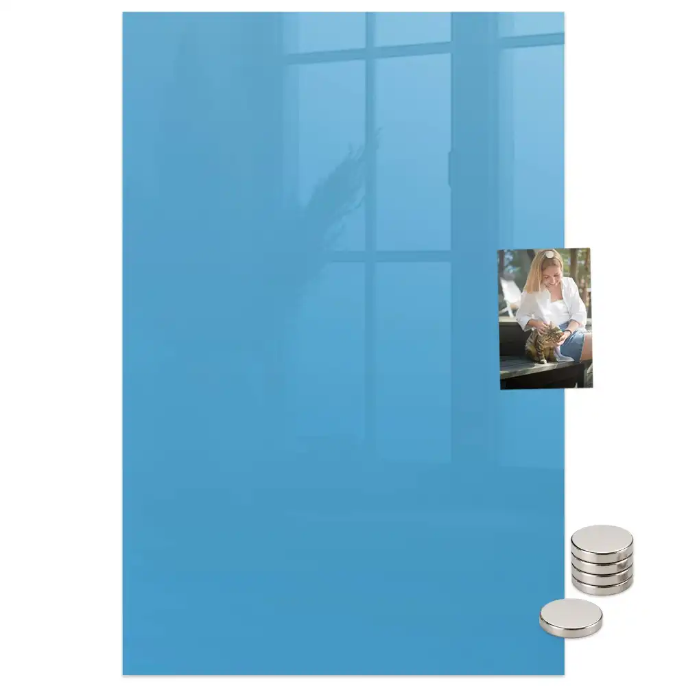 Tableau magnétique décoratif bleu