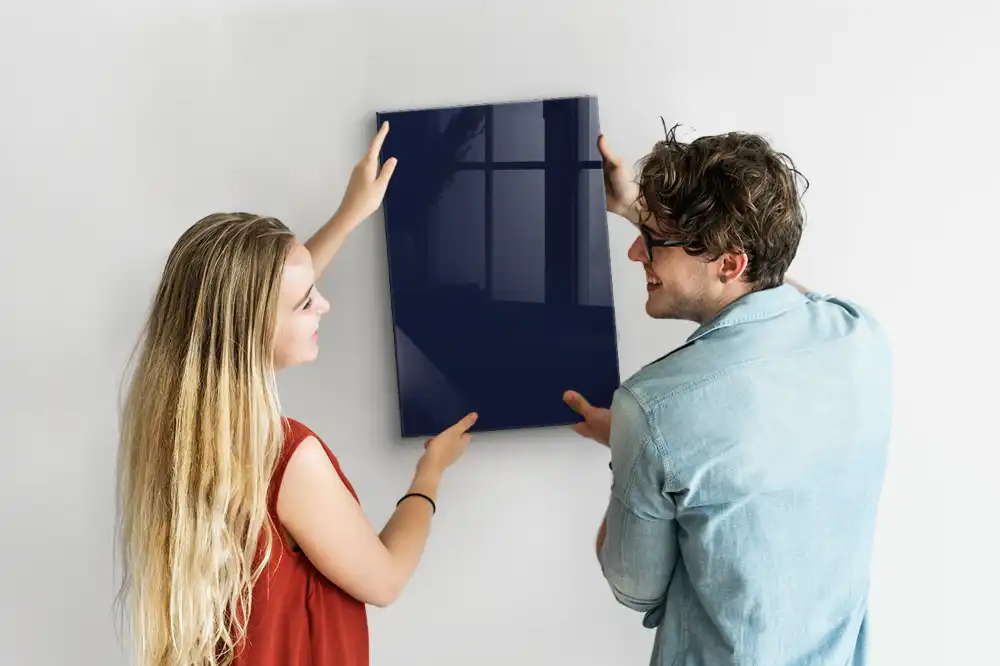 Tableau aimanté bleu marine foncé