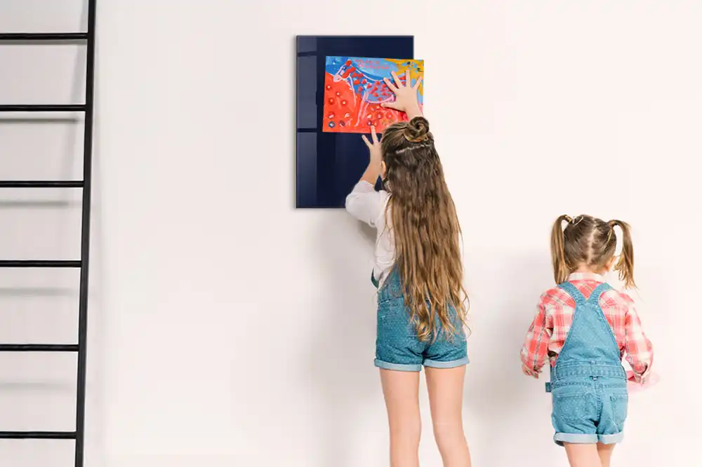 Tableau aimanté bleu marine foncé