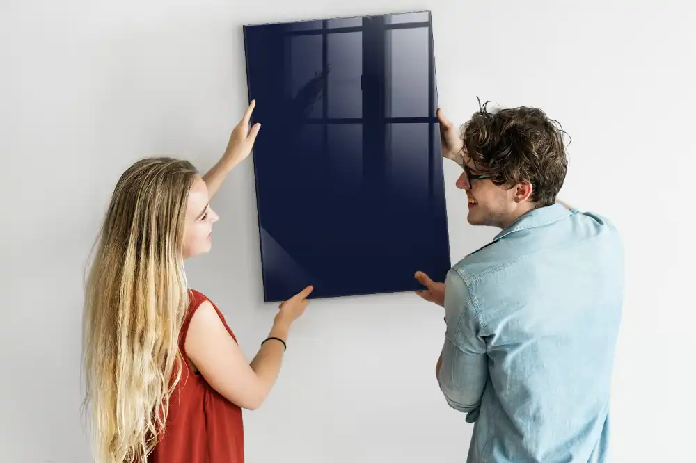 Tableau aimanté bleu marine foncé