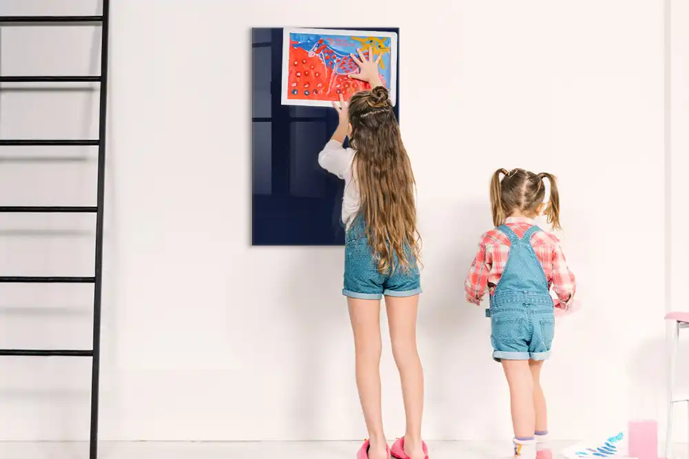 Tableau aimanté bleu marine foncé