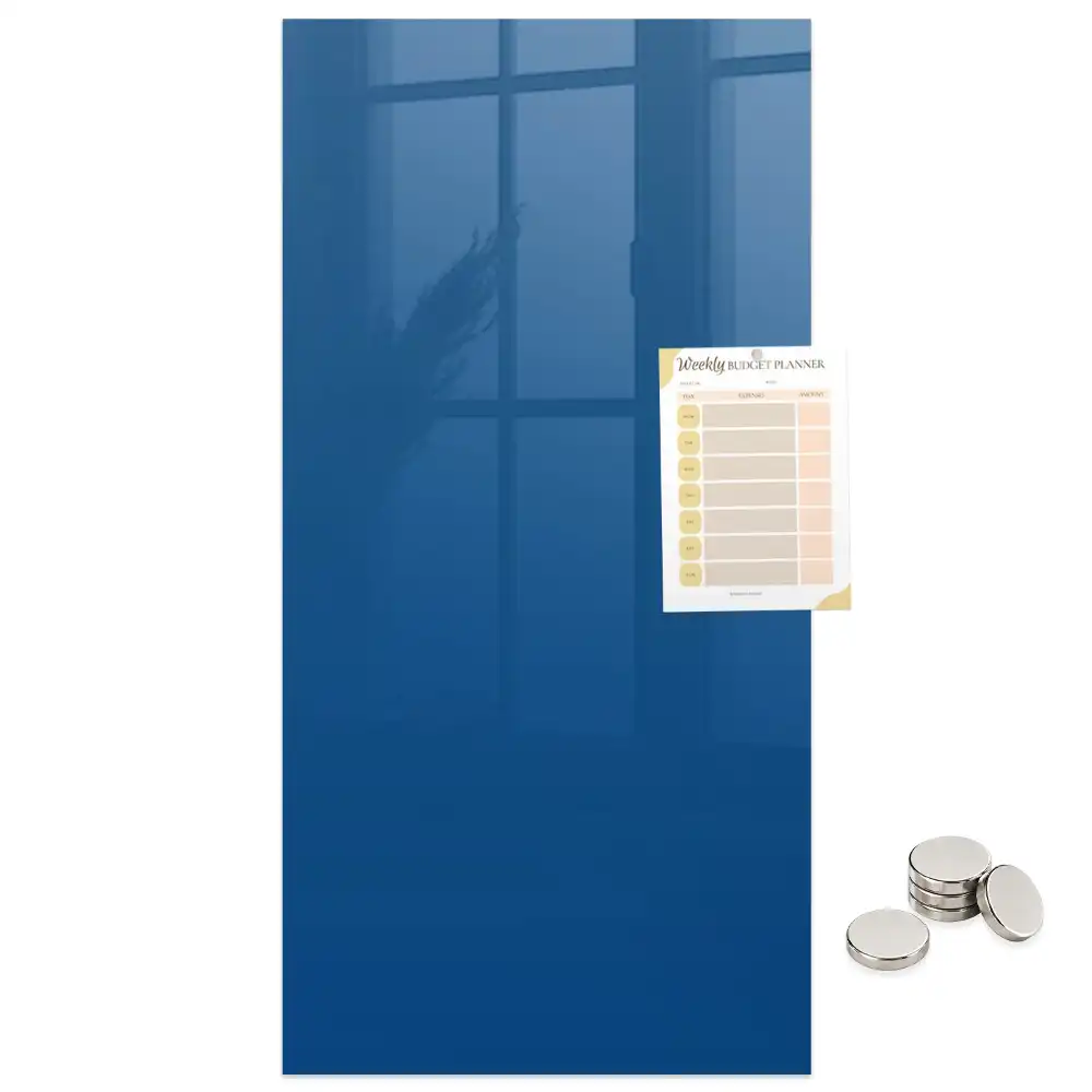 Tableau magnétique mural bleu