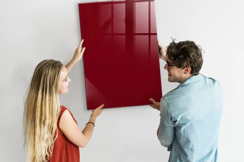 Tableau magnétique bordeaux