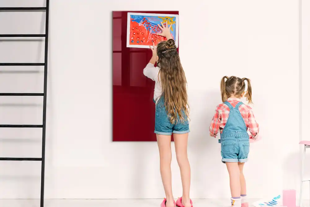 Tableau magnétique bordeaux