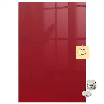 Tableau magnétique rouge