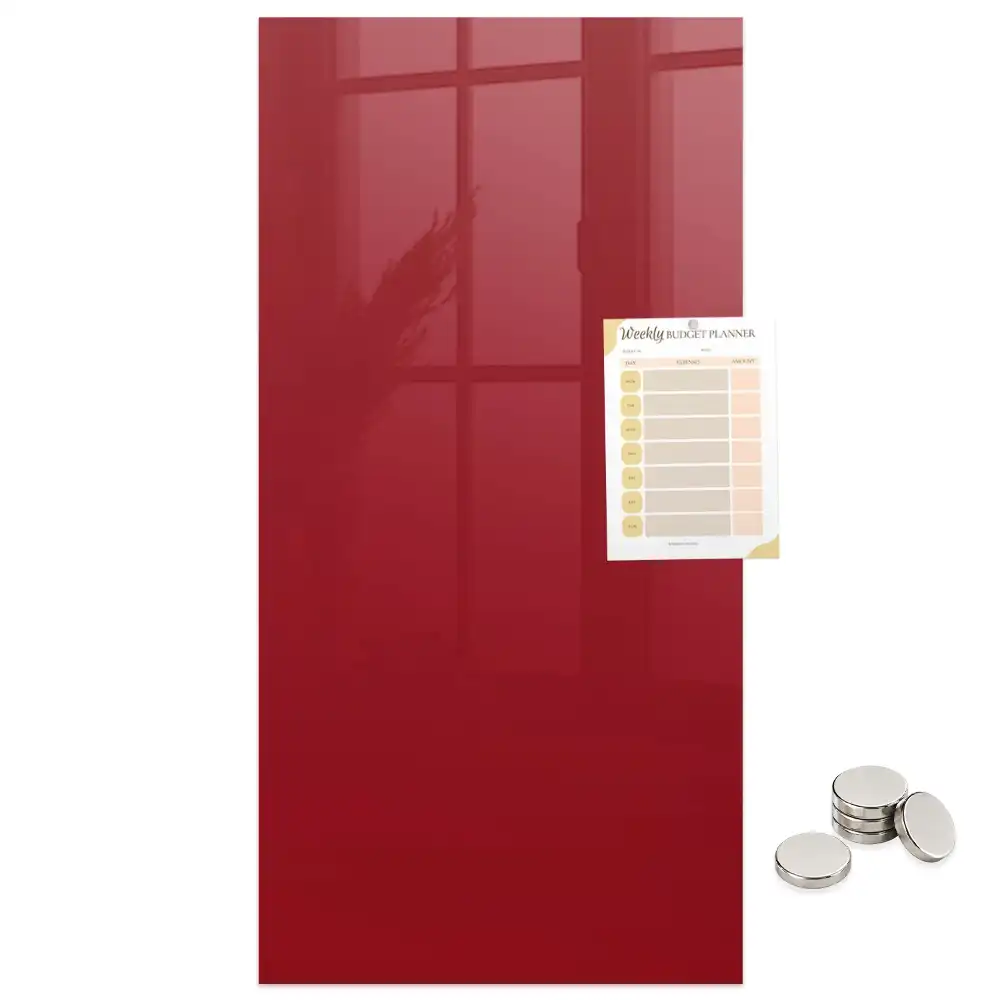 Tableau magnétique rouge