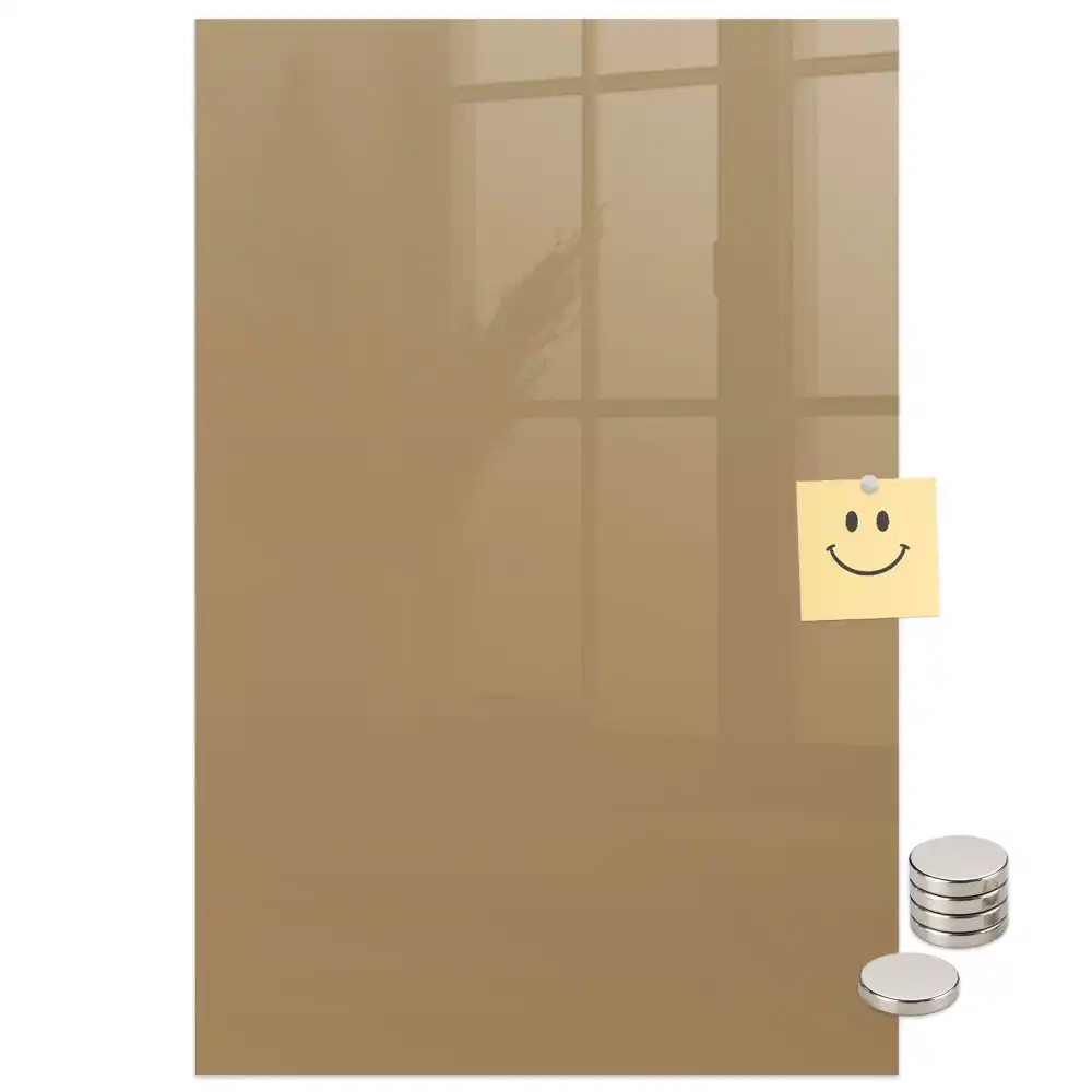 Tableau magnétique mural beige foncé