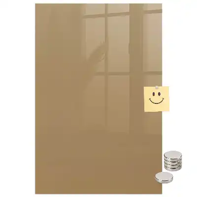 Tableau magnétique mural beige foncé