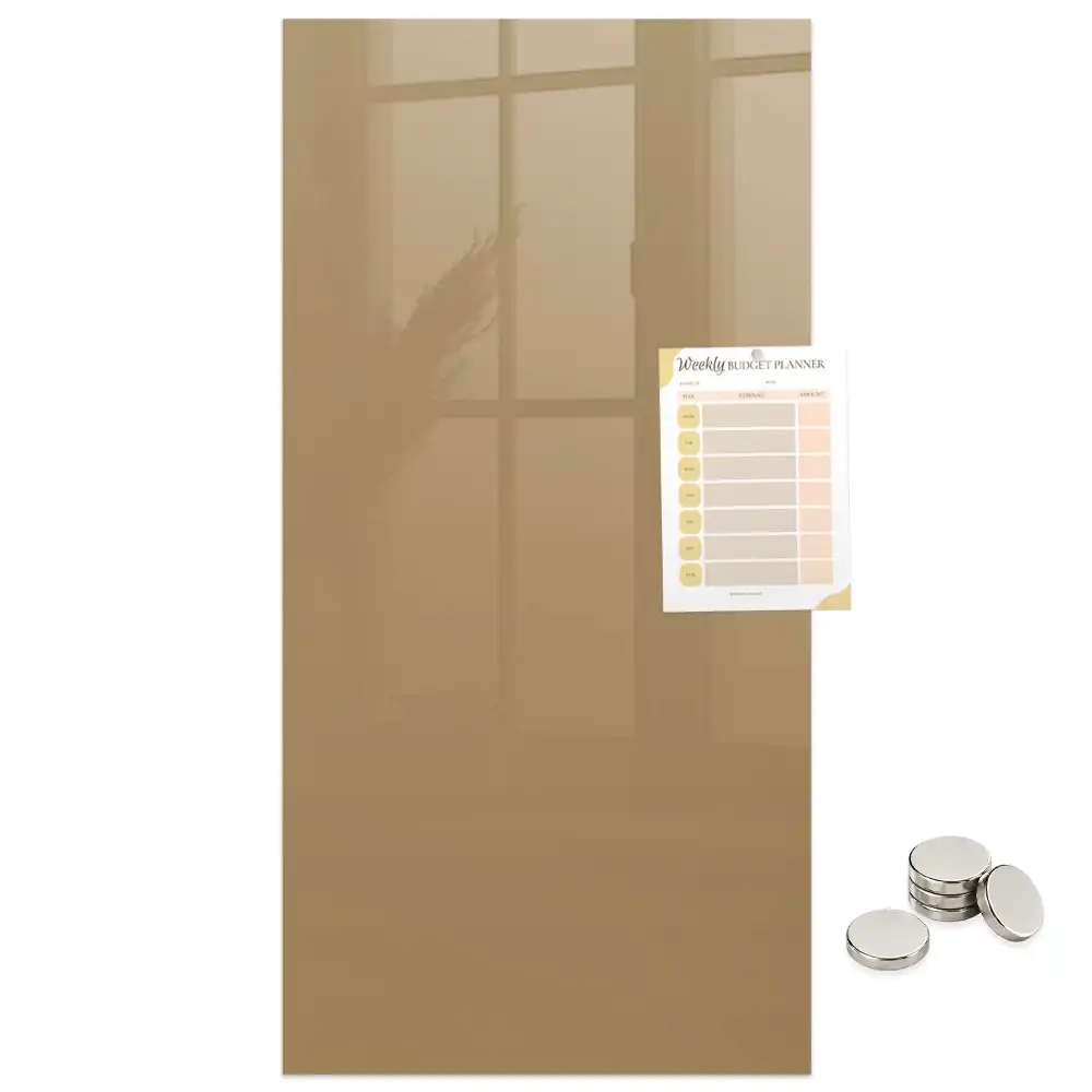 Tableau magnétique mural beige foncé