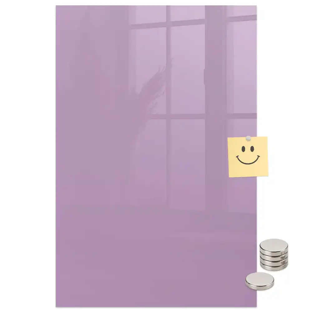 Tableau magnétique décoratif de couleur lilas