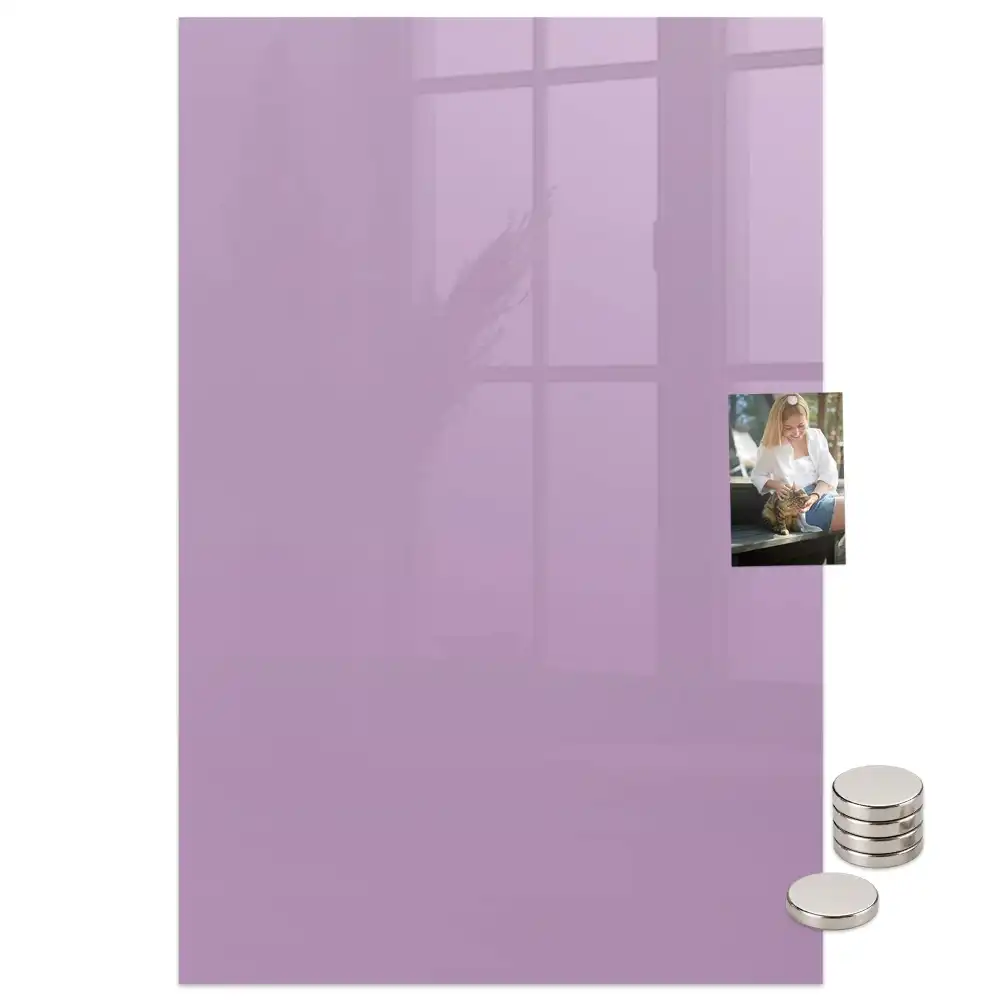 Tableau magnétique décoratif de couleur lilas