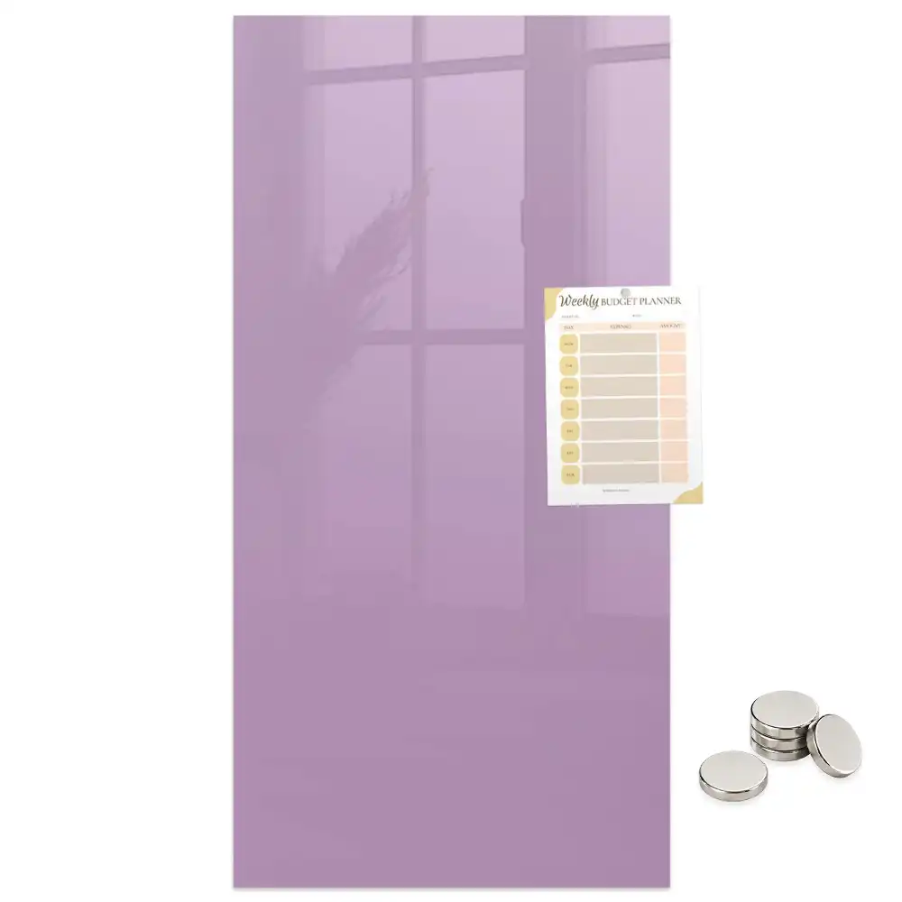 Tableau magnétique décoratif de couleur lilas