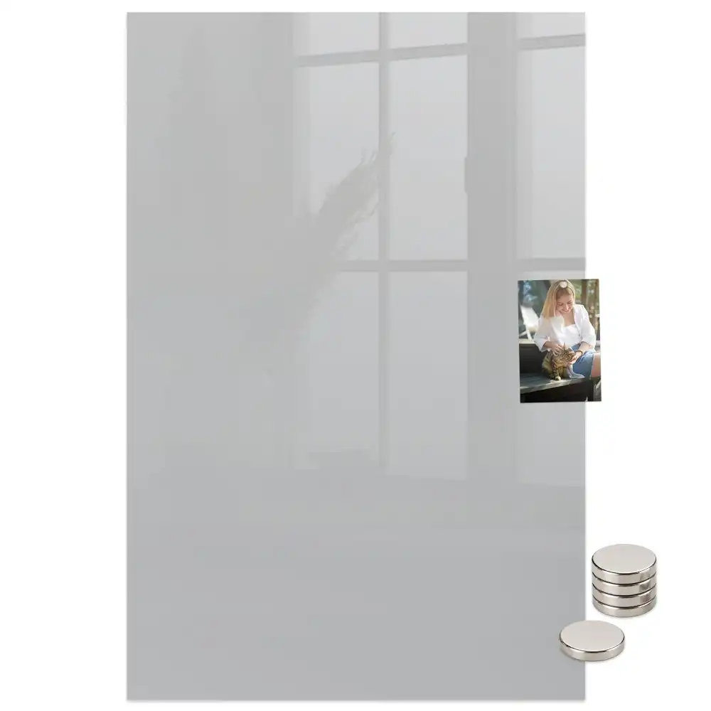 Tableau magnétique gris clair