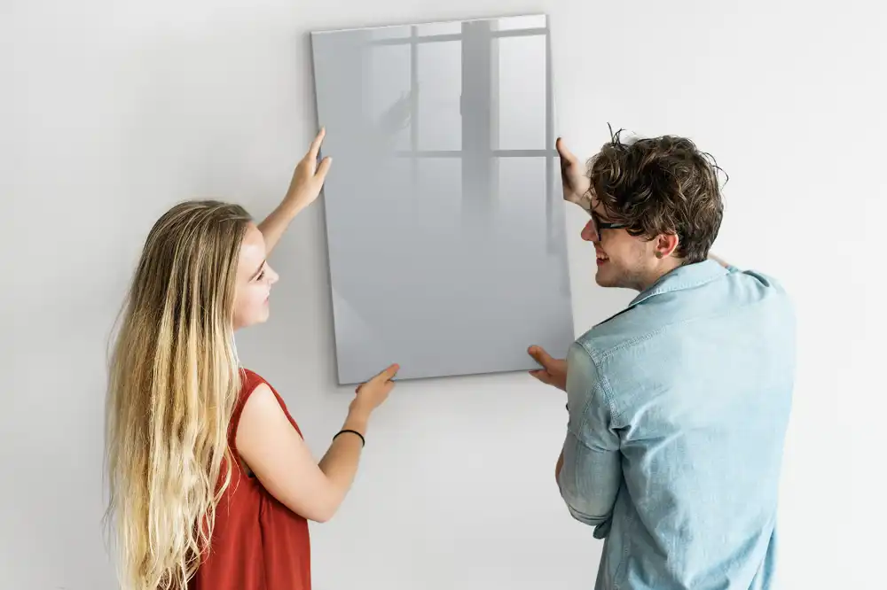 Tableau magnétique gris clair
