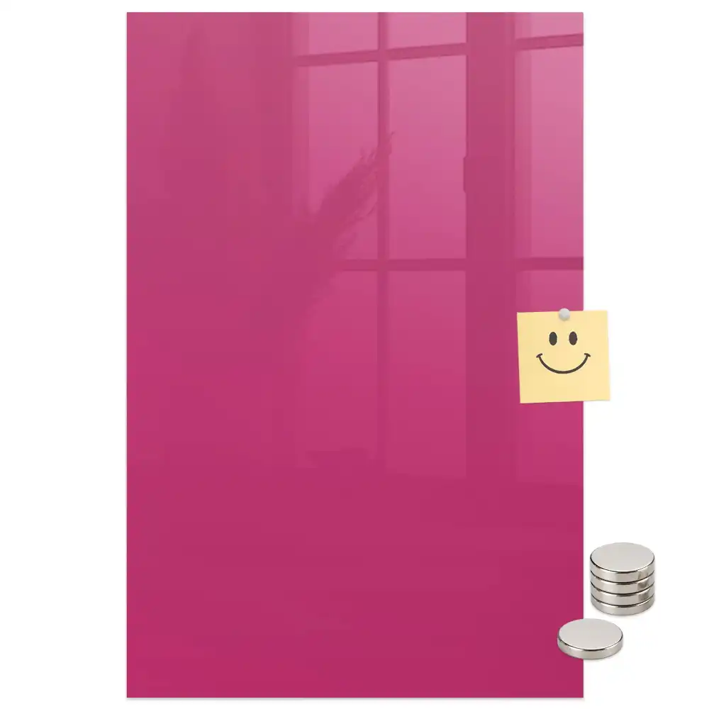 Tableau aimanté rose intense