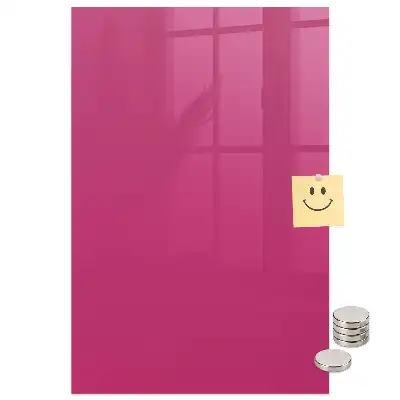 Tableau aimanté rose intense