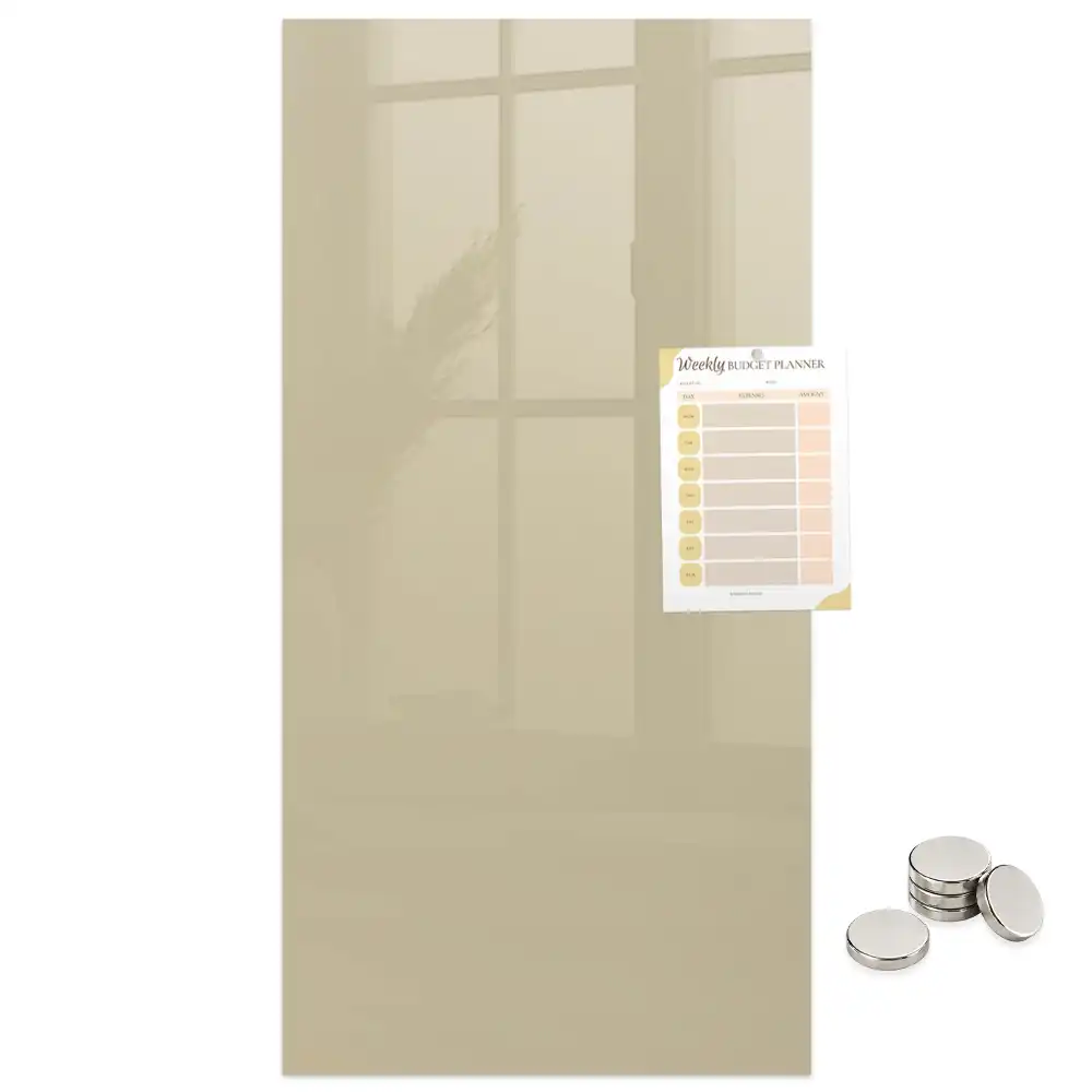 Tableau magnétique mural beige