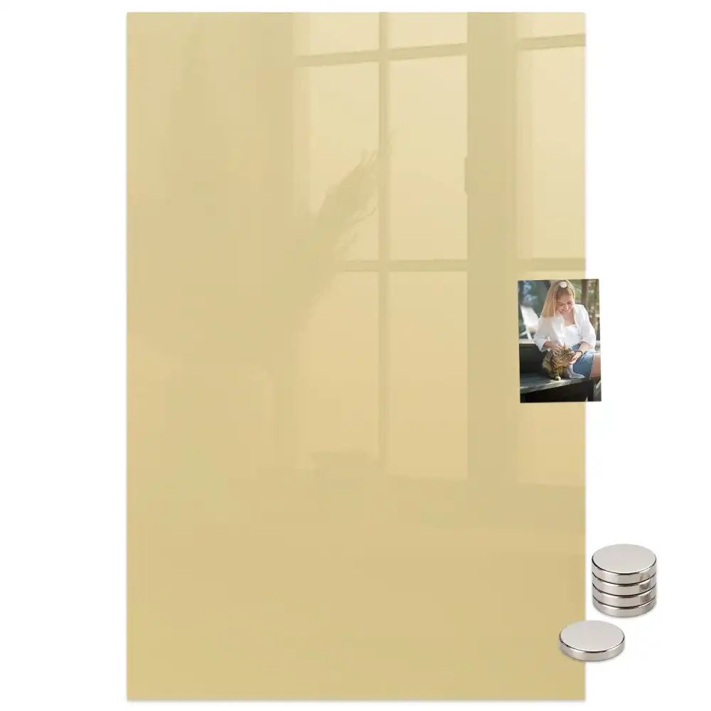 Tableau magnétique décoratif couleur crème