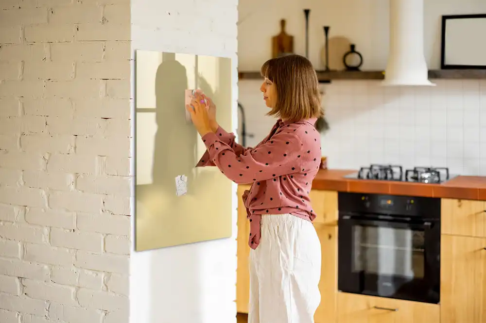 Tableau magnétique décoratif couleur crème