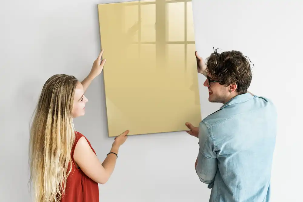 Tableau magnétique décoratif couleur crème