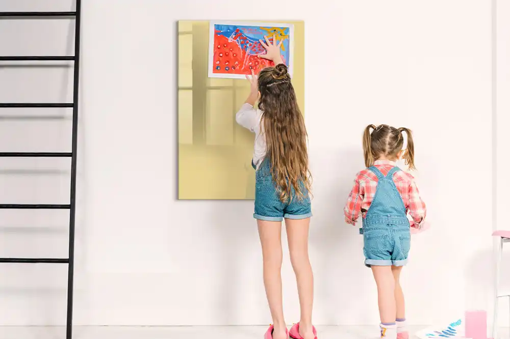 Tableau magnétique décoratif couleur crème