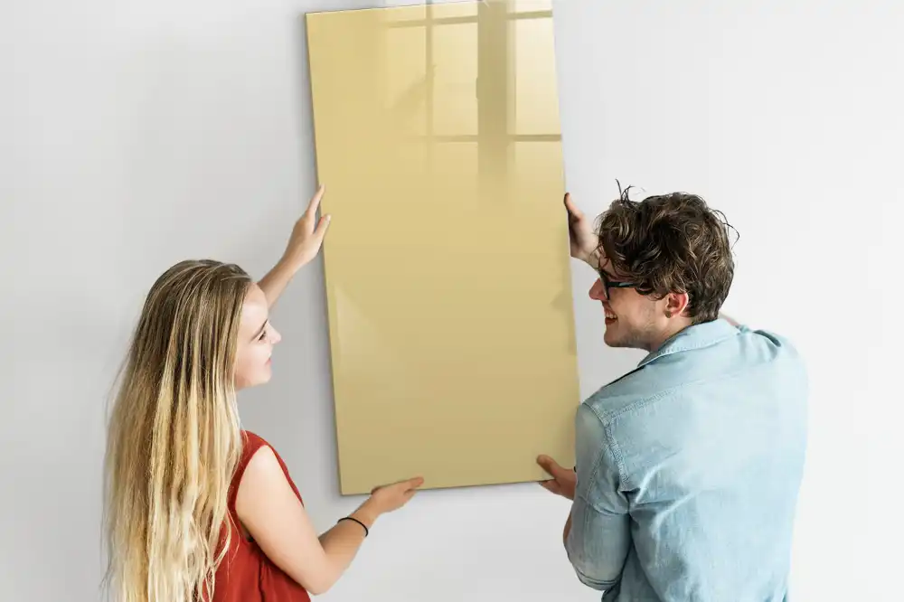 Tableau magnétique décoratif couleur crème