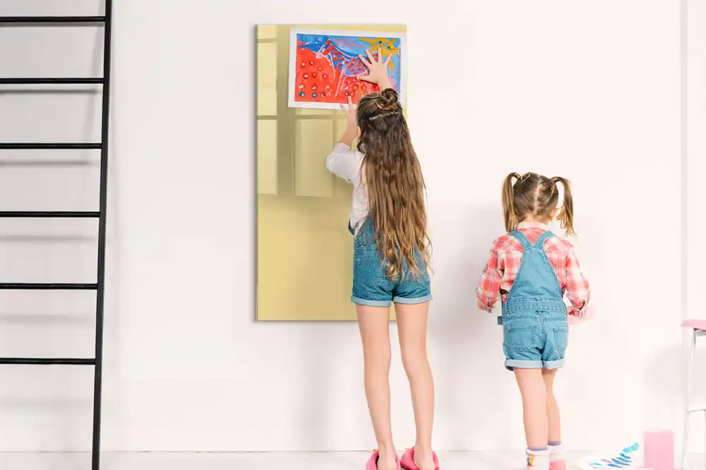 Tableau magnétique décoratif couleur crème