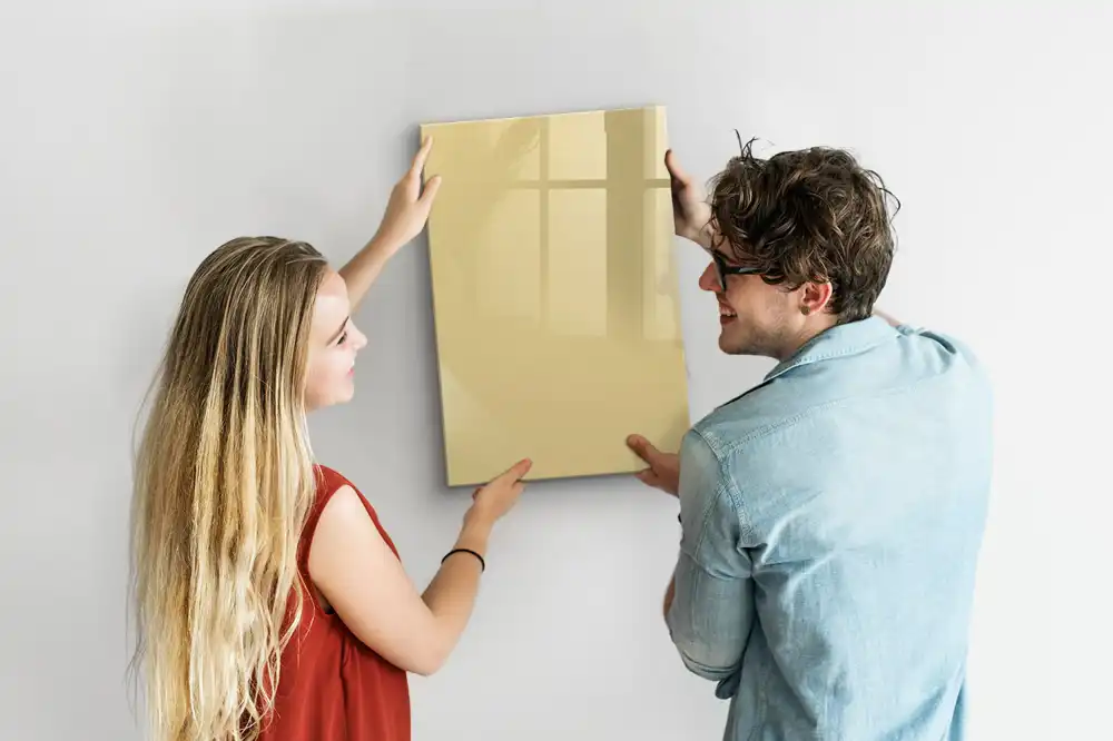 Tableau magnétique décoratif couleur crème