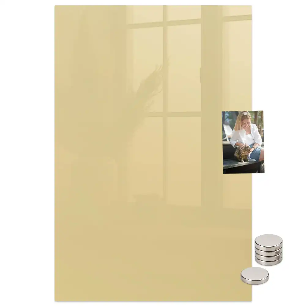 Tableau magnétique décoratif couleur crème