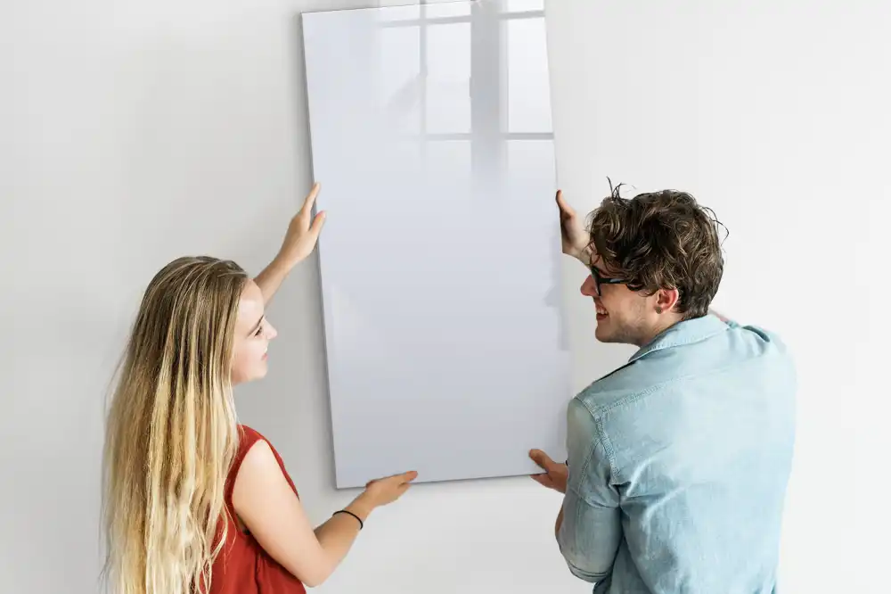 Tableau magnétique blanc foncé