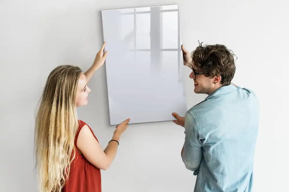 Tableau magnétique blanc foncé