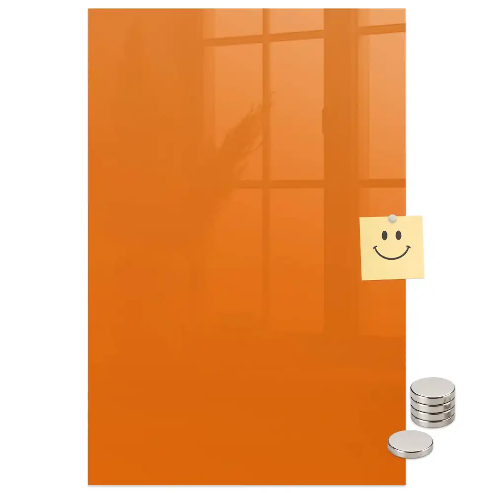 Tableau aimanté orange